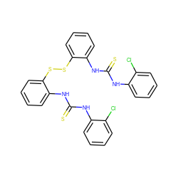 S=C(Nc1ccccc1Cl)Nc1ccccc1SSc1ccccc1NC(=S)Nc1ccccc1Cl ZINC000473147897