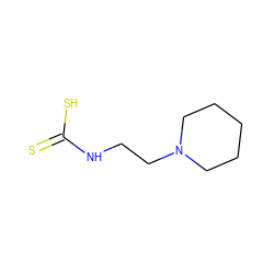 S=C(S)NCCN1CCCCC1 ZINC000038416839