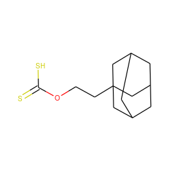 S=C(S)OCCC12CC3CC(CC(C3)C1)C2 ZINC000096908199