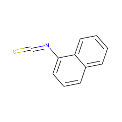 S=C=Nc1cccc2ccccc12 ZINC000000164198