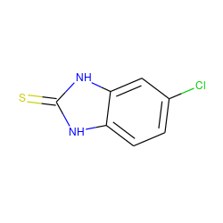 S=c1[nH]c2ccc(Cl)cc2[nH]1 ZINC000003881191