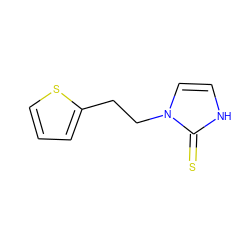 S=c1[nH]ccn1CCc1cccs1 ZINC000000004085