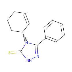 S=c1[nH]nc(-c2ccccc2)n1[C@H]1C=CCCC1 ZINC000006553509