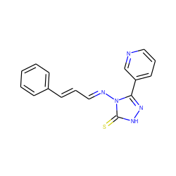 S=c1[nH]nc(-c2cccnc2)n1/N=C/C=C/c1ccccc1 ZINC000006228022