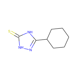 S=c1[nH]nc(C2CCCCC2)[nH]1 ZINC000013114196