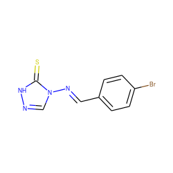 S=c1[nH]ncn1/N=C/c1ccc(Br)cc1 ZINC000018119517