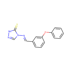 S=c1[nH]ncn1/N=C/c1cccc(Oc2ccccc2)c1 ZINC000013111911