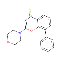 S=c1cc(N2CCOCC2)oc2c(-c3ccccc3)cccc12 ZINC000095582682