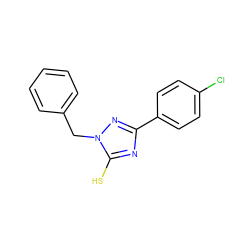 Sc1nc(-c2ccc(Cl)cc2)nn1Cc1ccccc1 ZINC000013536856