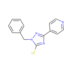 Sc1nc(-c2ccncc2)nn1Cc1ccccc1 ZINC000013536818