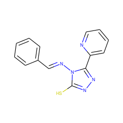 Sc1nnc(-c2ccccn2)n1/N=C/c1ccccc1 ZINC000008995287