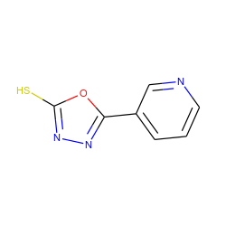 Sc1nnc(-c2cccnc2)o1 ZINC000001254432