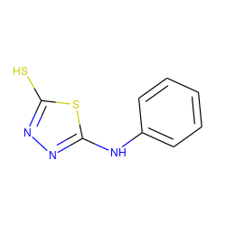 Sc1nnc(Nc2ccccc2)s1 ZINC000013114103