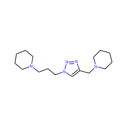 c1c(CN2CCCCC2)nnn1CCCN1CCCCC1 ZINC000066114226