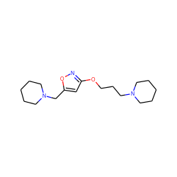 c1c(OCCCN2CCCCC2)noc1CN1CCCCC1 ZINC000035964654