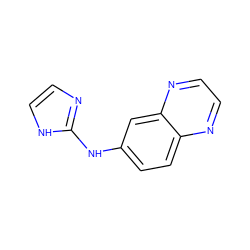 c1c[nH]c(Nc2ccc3nccnc3c2)n1 ZINC000013760747