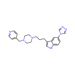 c1cc(CN2CCN(CCCc3c[nH]c4ccc(-n5cnnc5)cc34)CC2)ccn1 ZINC000022939194