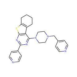 c1cc(CN2CCN(c3nc(-c4ccncc4)nc4sc5c(c34)CCCC5)CC2)ccn1 ZINC000223690999