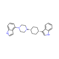 c1cc(N2CCN([C@H]3CC[C@@H](c4c[nH]c5ccccc54)CC3)CC2)c2cc[nH]c2c1 ZINC000101181976