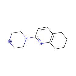 c1cc2c(nc1N1CCNCC1)CCCC2 ZINC000045354604