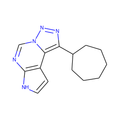 c1cc2c(ncn3nnc(C4CCCCCC4)c23)[nH]1 ZINC001772613751