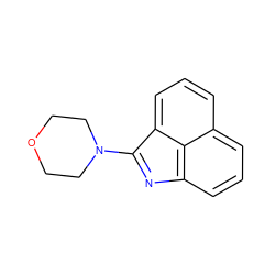 c1cc2c3c(cccc3c1)C(N1CCOCC1)=N2 ZINC000000127455