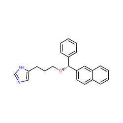 c1ccc([C@@H](OCCCc2cnc[nH]2)c2ccc3ccccc3c2)cc1 ZINC001772602239