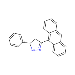 c1ccc([C@@H]2CC(c3c4ccccc4cc4ccccc34)=NN2)cc1 ZINC000071296417