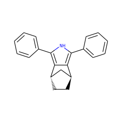 c1ccc(-c2[nH]c(-c3ccccc3)c3c2[C@H]2CC[C@H]3C2)cc1 ZINC000100869667