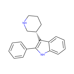 c1ccc(-c2[nH]c3ccccc3c2[C@H]2CCCNC2)cc1 ZINC000013862723