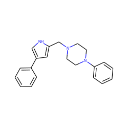 c1ccc(-c2c[nH]c(CN3CCN(c4ccccc4)CC3)c2)cc1 ZINC000013443844