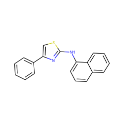 c1ccc(-c2csc(Nc3cccc4ccccc34)n2)cc1 ZINC000000188419