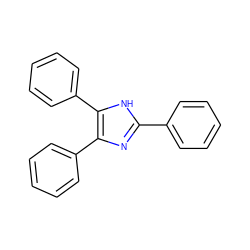 c1ccc(-c2nc(-c3ccccc3)c(-c3ccccc3)[nH]2)cc1 ZINC000001081288