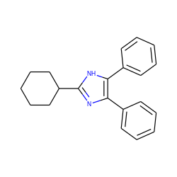 c1ccc(-c2nc(C3CCCCC3)[nH]c2-c2ccccc2)cc1 ZINC000001446453