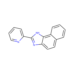 c1ccc(-c2nc3ccc4ccccc4c3[nH]2)nc1 ZINC000005479686