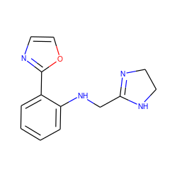 c1ccc(-c2ncco2)c(NCC2=NCCN2)c1 ZINC000013438362