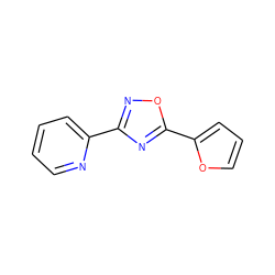 c1ccc(-c2noc(-c3ccco3)n2)nc1 ZINC000000352196