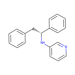 c1ccc(C[C@@H](Nc2cccnc2)c2ccccc2)cc1 ZINC000037866228