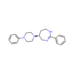 c1ccc(C2=NC[C@@H](N3CCN(c4ccccc4)CC3)CCN2)cc1 ZINC000022927182