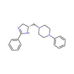 c1ccc(C2=NC[C@H](CN3CCN(c4ccccc4)CC3)N2)cc1 ZINC000022451171