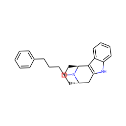 c1ccc(CCCCN2[C@H]3CCC[C@H]2c2c([nH]c4ccccc24)C3)cc1 ZINC000195182599