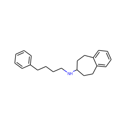 c1ccc(CCCCNC2CCc3ccccc3CC2)cc1 ZINC000299836150