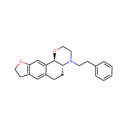 c1ccc(CCN2CCO[C@@H]3c4cc5c(cc4CC[C@H]32)CCO5)cc1 ZINC000028003259