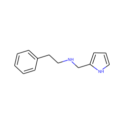 c1ccc(CCNCc2ccc[nH]2)cc1 ZINC000014959045