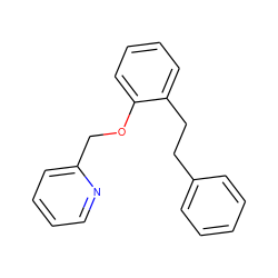 c1ccc(CCc2ccccc2OCc2ccccn2)cc1 ZINC000036248250