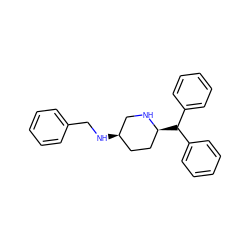 c1ccc(CN[C@@H]2CC[C@H](C(c3ccccc3)c3ccccc3)NC2)cc1 ZINC000038322614