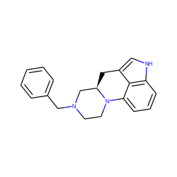 c1ccc(CN2CCN3c4cccc5[nH]cc(c45)C[C@@H]3C2)cc1 ZINC000072315817