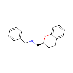 c1ccc(CNC[C@@H]2CCc3ccccc3O2)cc1 ZINC000012355974