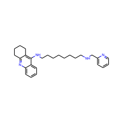 c1ccc(CNCCCCCCCCNc2c3c(nc4ccccc24)CCCC3)nc1 ZINC000095561214