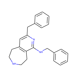 c1ccc(CNc2nc(Cc3ccccc3)cc3c2CCNCC3)cc1 ZINC000299852346